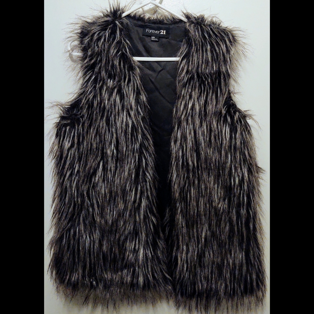 Forever 21 Faux Fur Vest